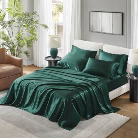 Satin Luxury Sheet Set Twin (Color: as Pic)